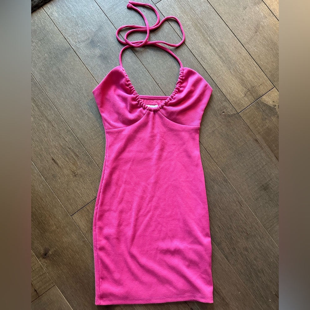 PINK PRINCESS POLLY MINI DRESS